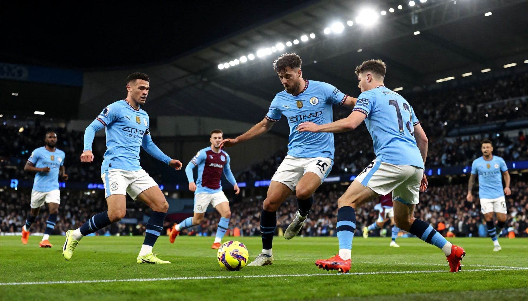 مان سيتي يواجه أستون فيلا في مباراة حاسمة للدوري الإنجليزي اليوم