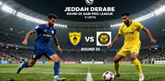 الأهلي يواجه الاتحاد في ديريبي جدة ضمن الجولة 25 من الدوري السعودي