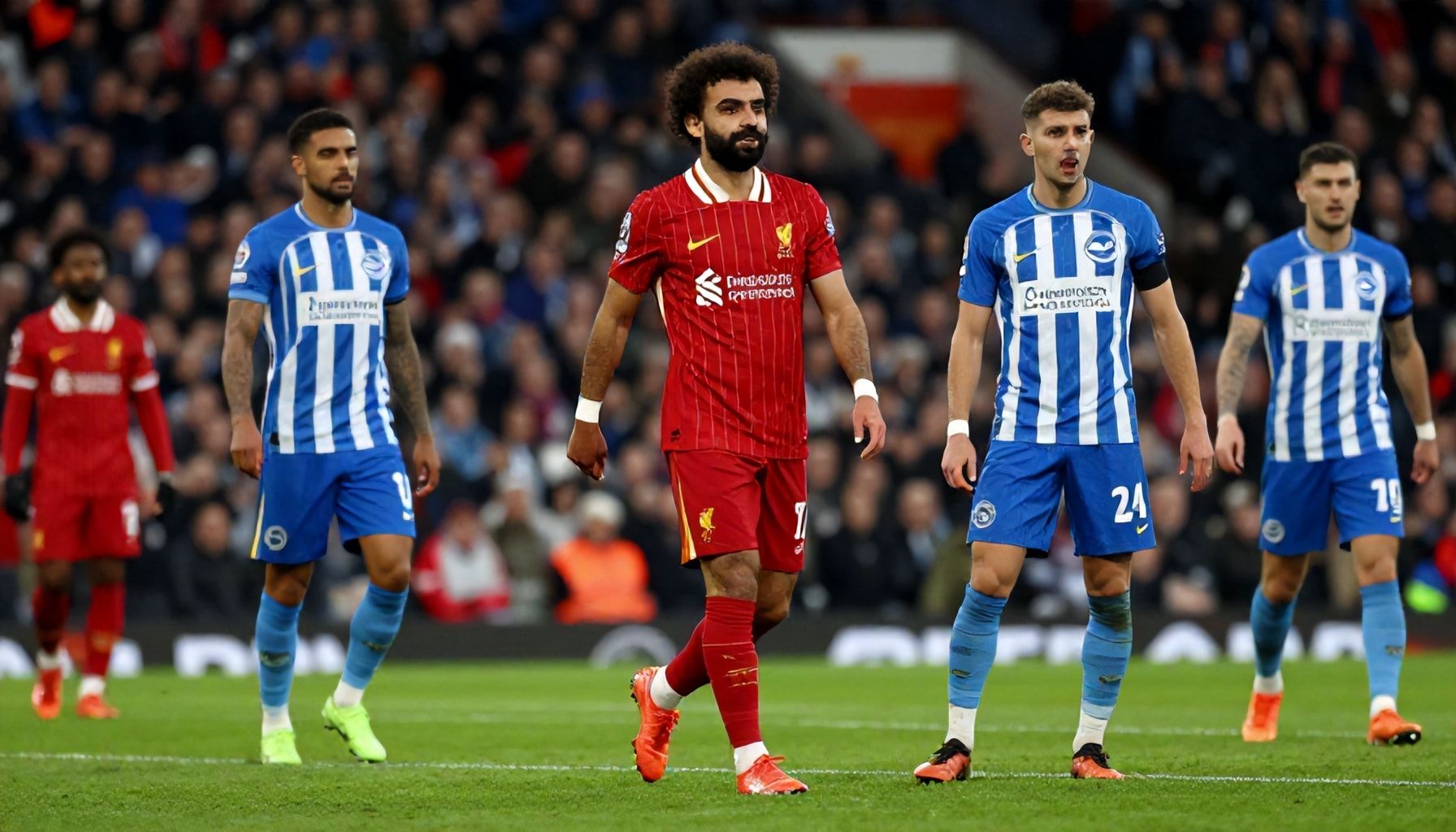 ليفربول يواجه برايتون في الجولة 35 من الدوري الإنجليزي بعد غياب سالاه الرئيس