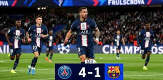 باريس سان جيرمان يفوز على برشلونة 4-1 في دوري أبطال أوروبا
