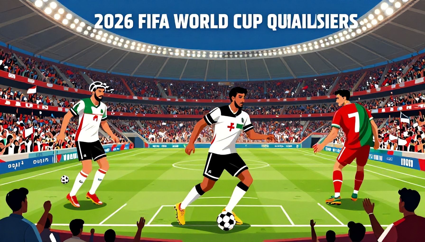 منتخب فلسطين يلعب 3 مباريات حاسمة في تصفيات كأس العالم 2026