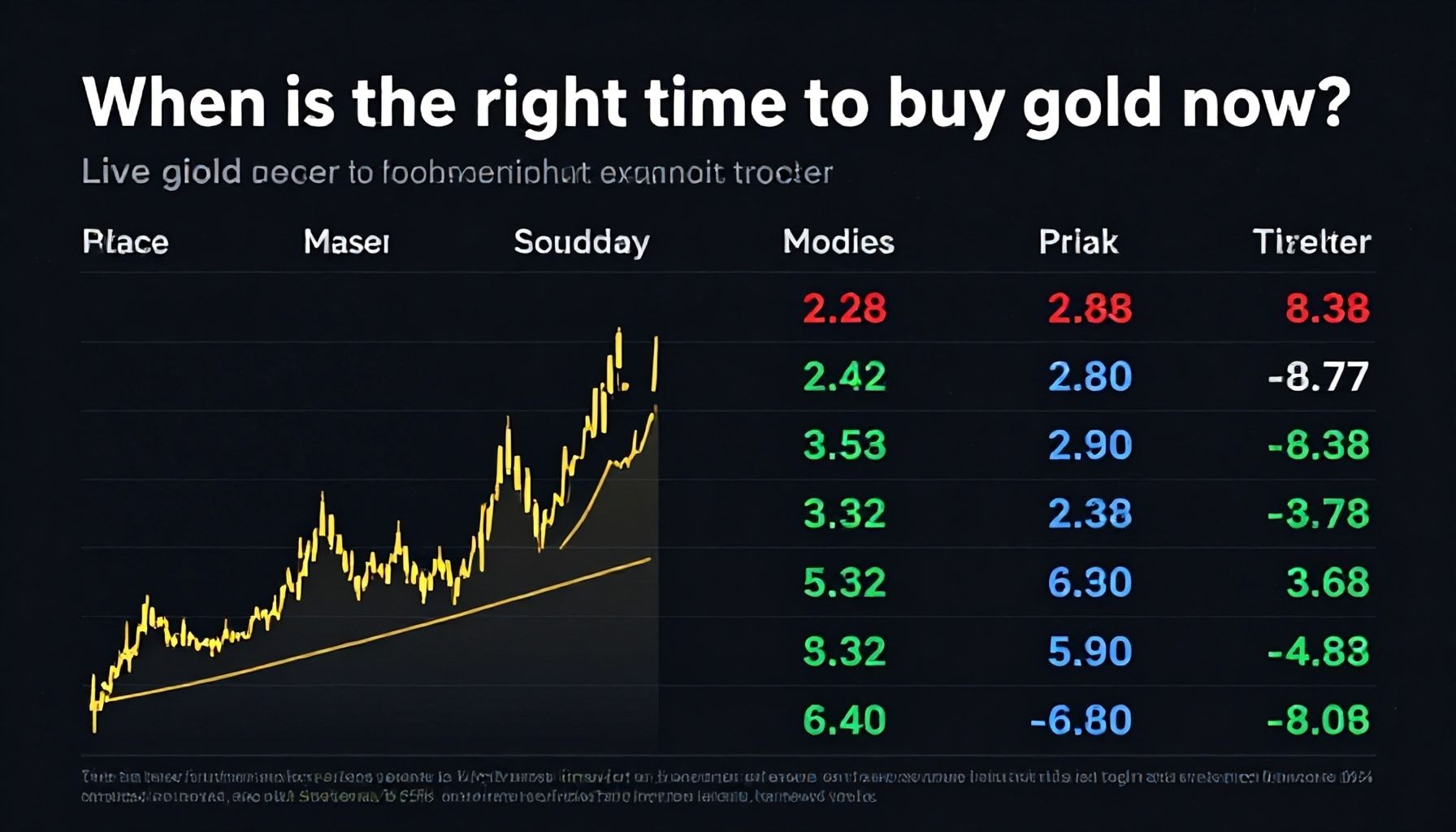 متى يكون الوقت المناسب لشراء الذهب الآن