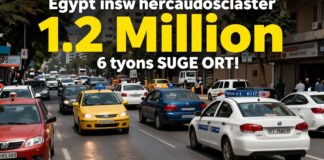 مخالفات المرور في مصر تصل إلى 1.2 مليون حالة خلال 6 أشهر فقط
