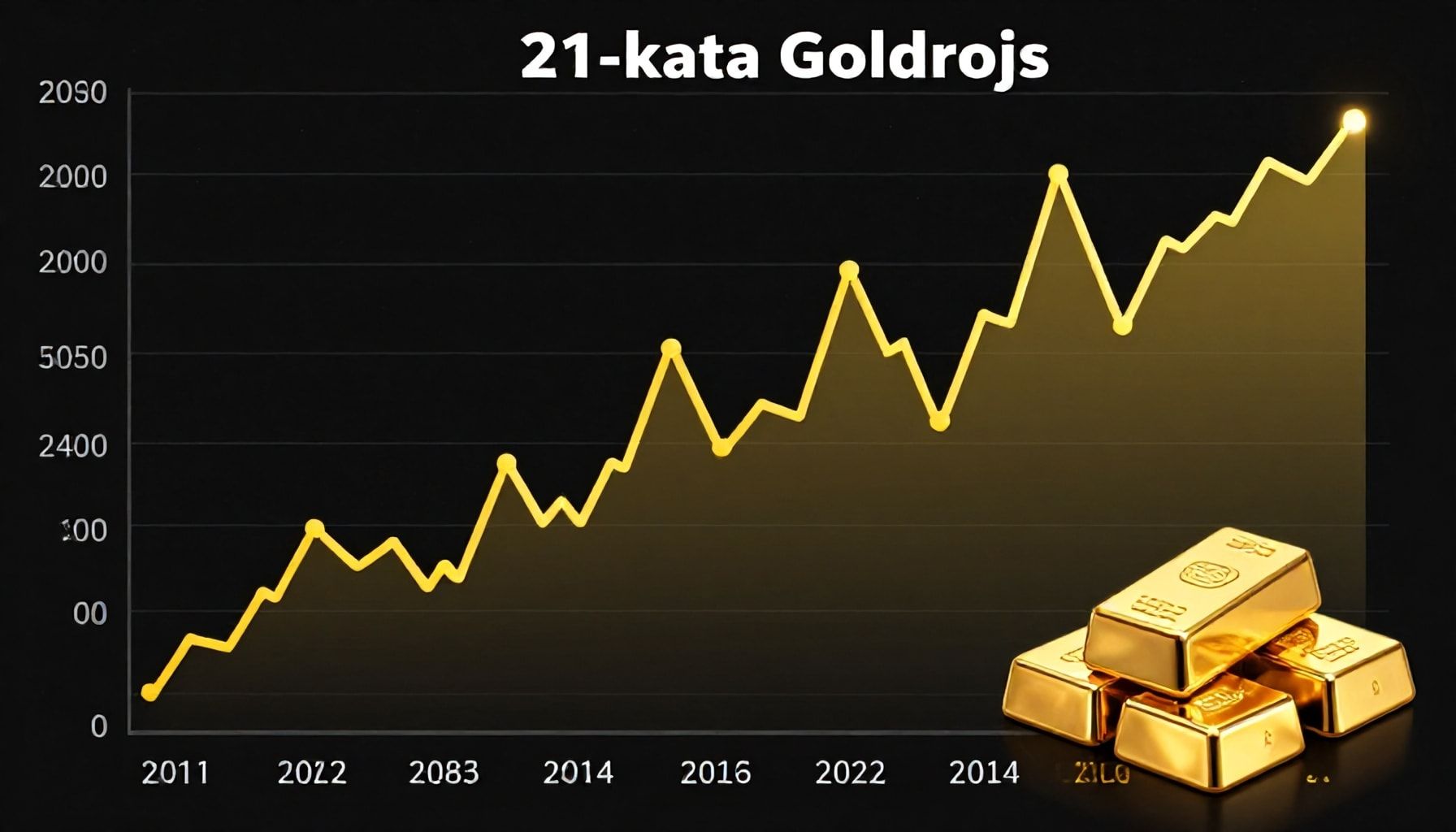مستويات سعر الذهب عيار ٢١ خلال العام الحالي