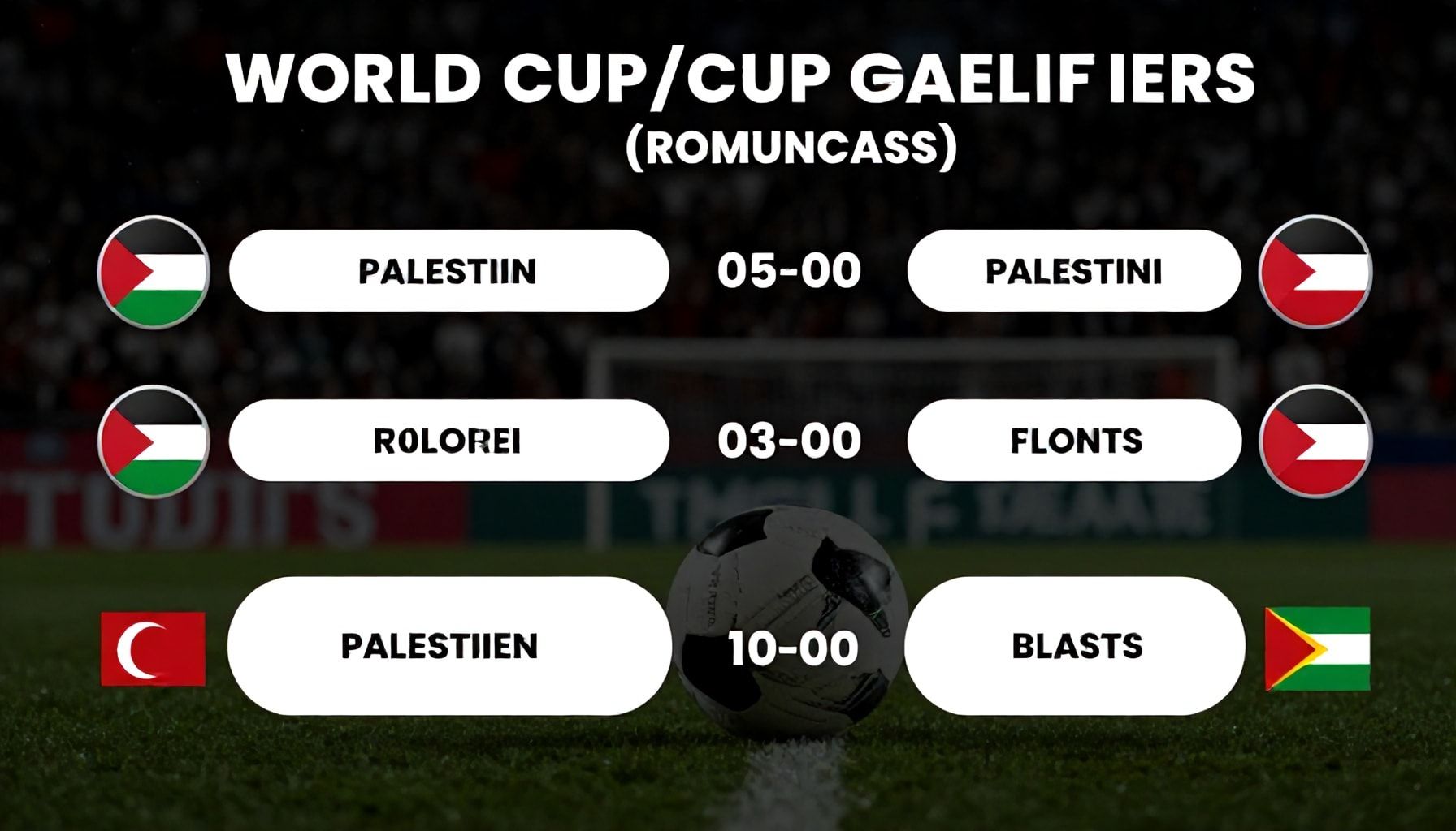 مصير فلسطين في التصفيات بعد الجولات الثلاث المقبلة