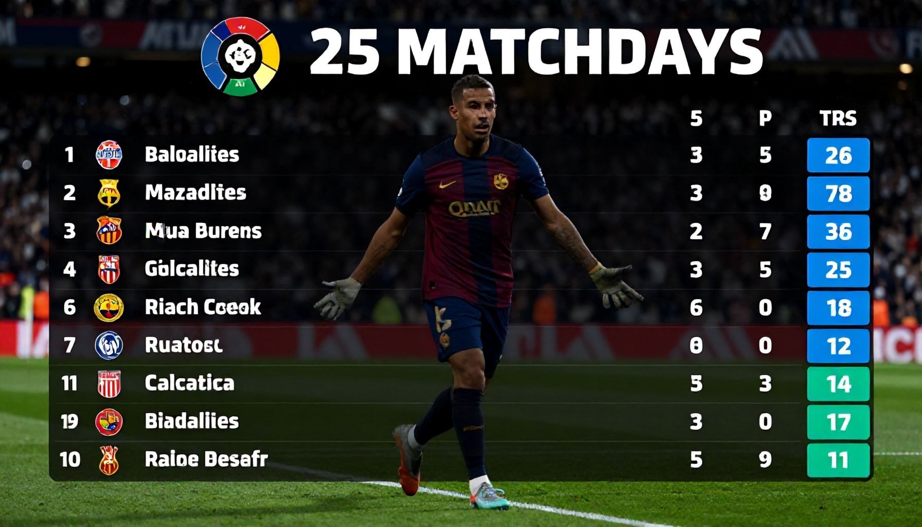 منافسة الدوري الإسباني تسخن بعد 25 جولة