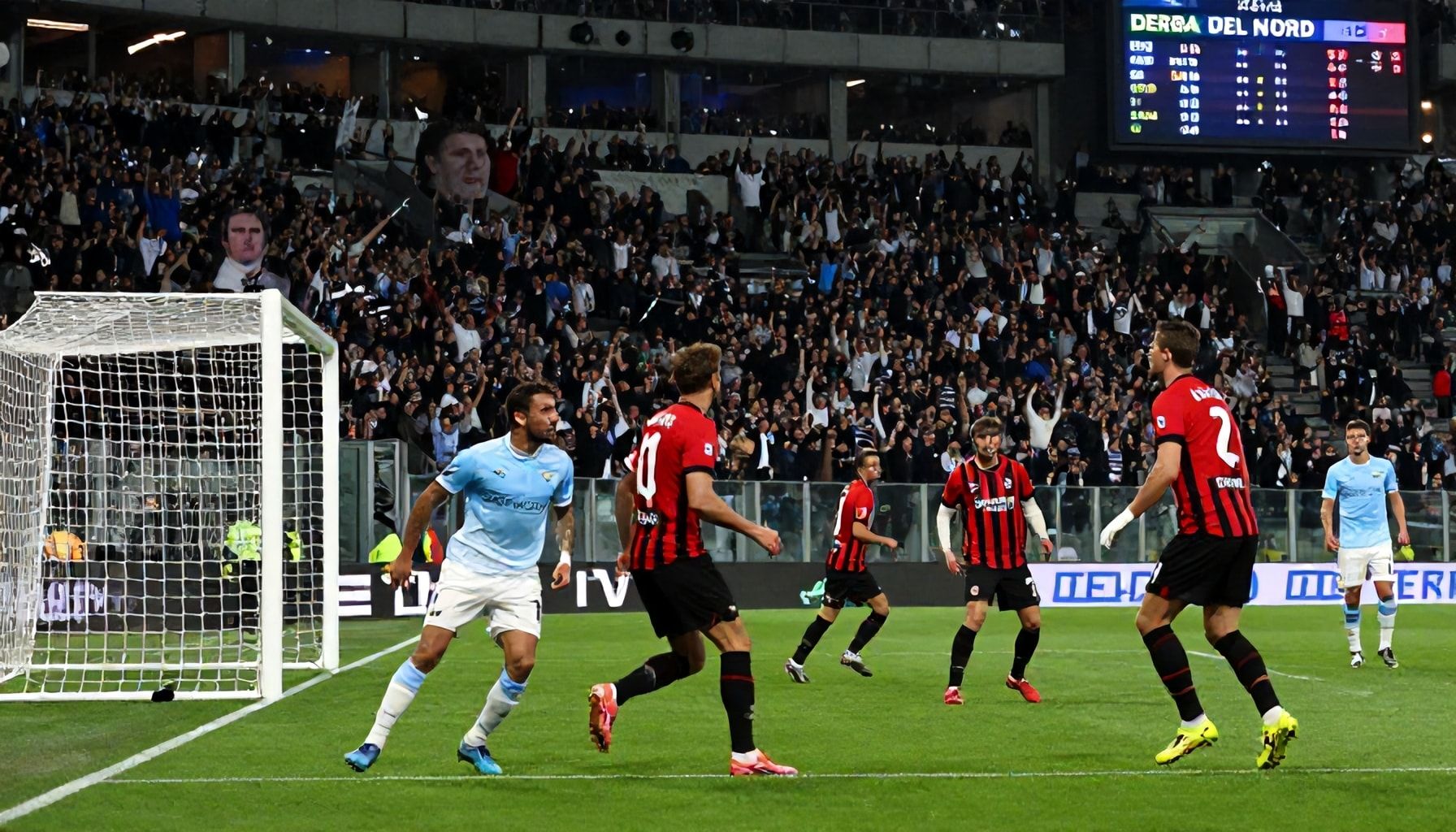 مواجهات لاتسيو وميلان التاريخية في الكالتشيو