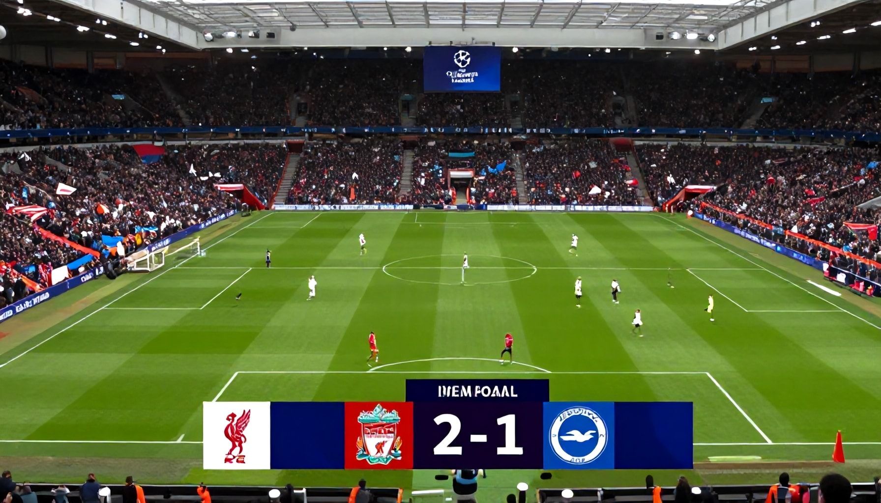 مواجهات ليفربول وبرايتون في دوري الأبطال المتأهلين