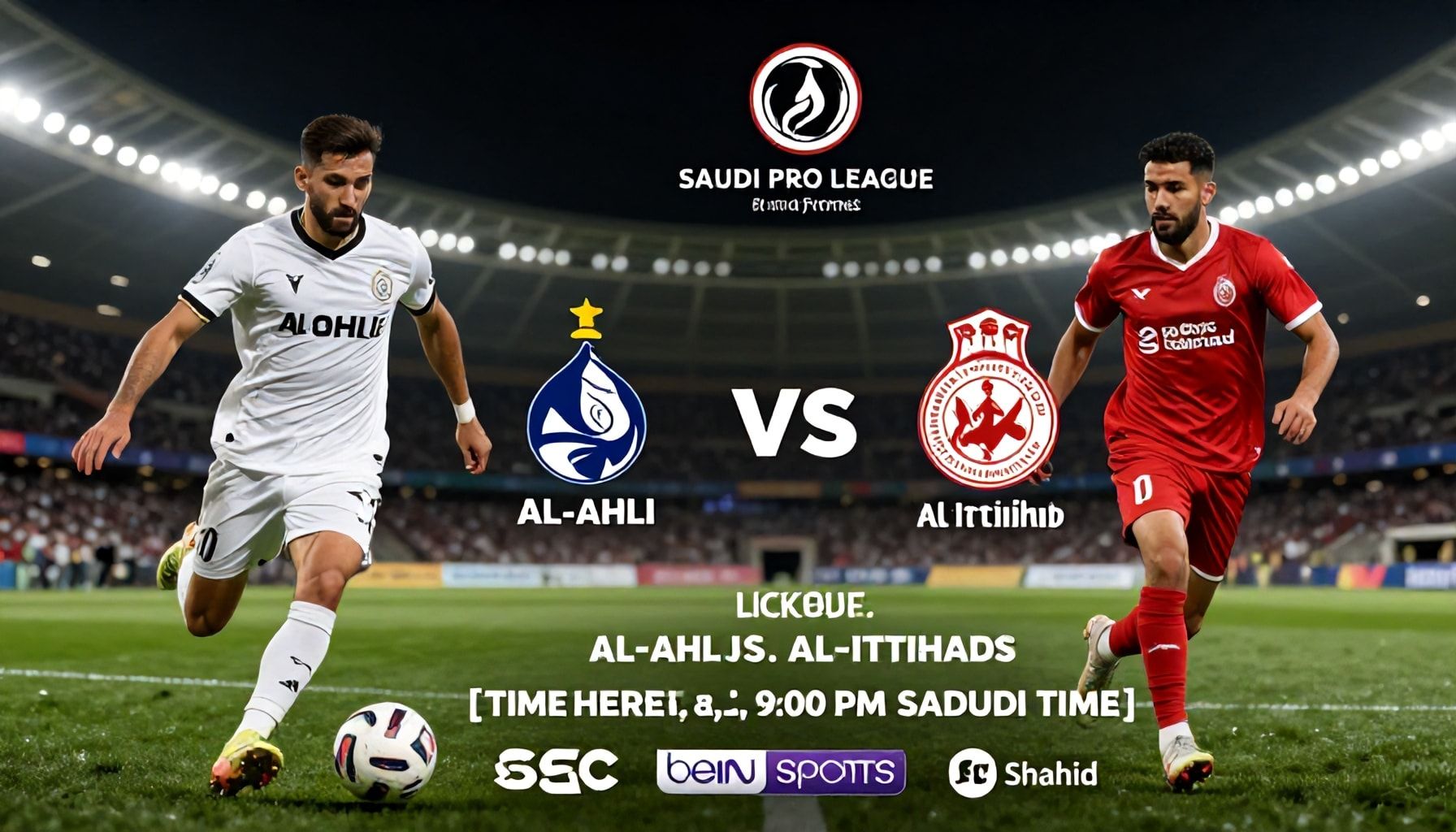 مواجهة الأهلي والاتحاد في الدوري السعودي