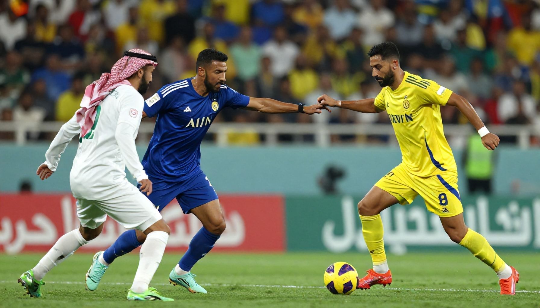مواجهة الذروة في الدوري السعودي بين العين والنصر