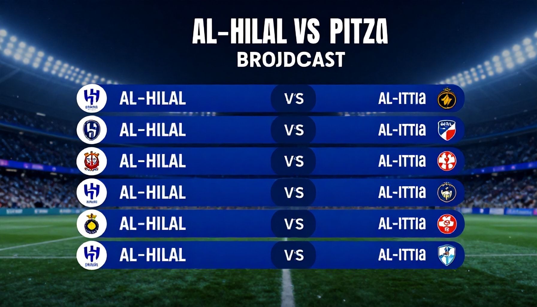 مواعيد البث والقنوات الناقلة لمباراة الهلال والاتحاد