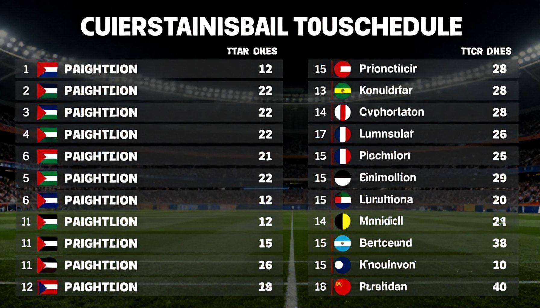 مواعيد مباريات المنتخب الفلسطيني والمنافسون المباشرون