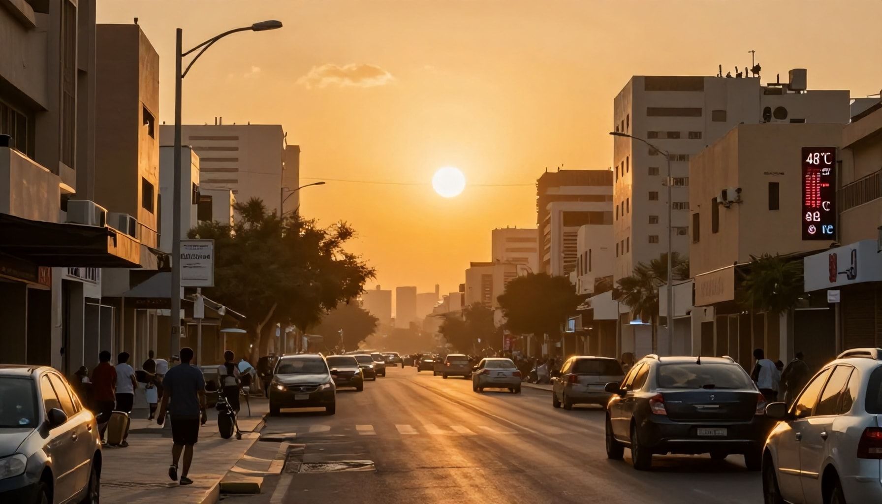 موجة حر شديدة تضرب الرياض ودول الخليج الآن