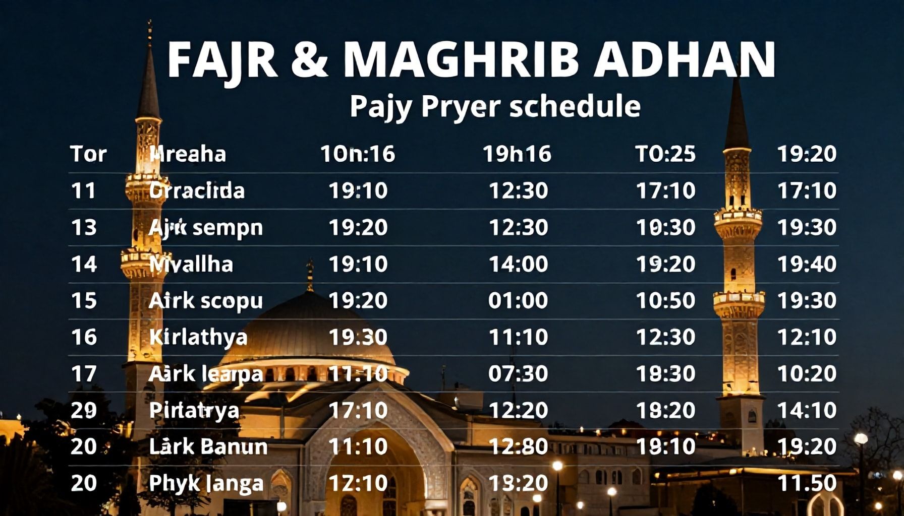 موعد أذان الفجر والمغرب اليوم بدقة ثانية