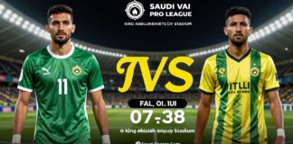 الاهلي يواجه الاتحاد في الدوري السعودي يوم الجمعة المقبل على ملعب الملك عبد الله الرياضي
