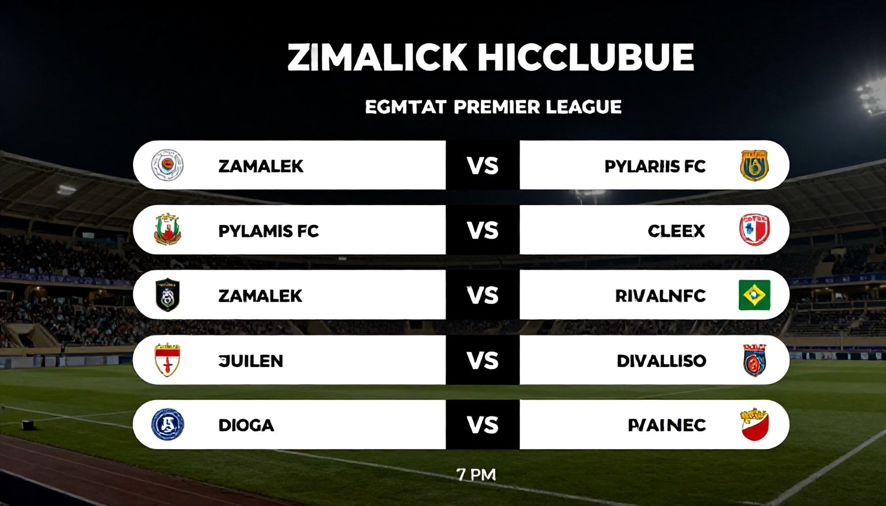 الزمالك يواجه بيراميدز في الدوري المصري السابعة مساء غدًا