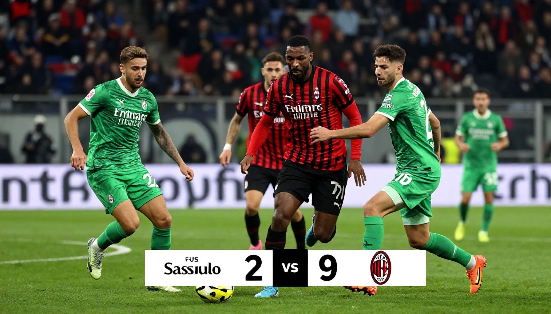 ميلان يسعى لفك الحصار أمام ساسولو في الجولة 36 من الكالتشيو