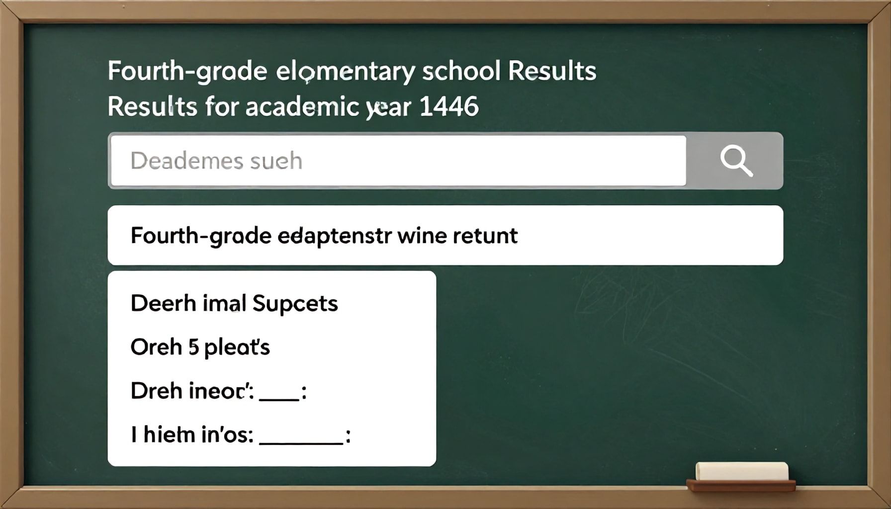 نتائج الصف الرابع الابتدائي 1446 بالبحث باسم الطالب فقط