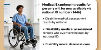 نتائج الفحص الطبي للمعاقين متاحة الآن عبر الرقم القومي 1446