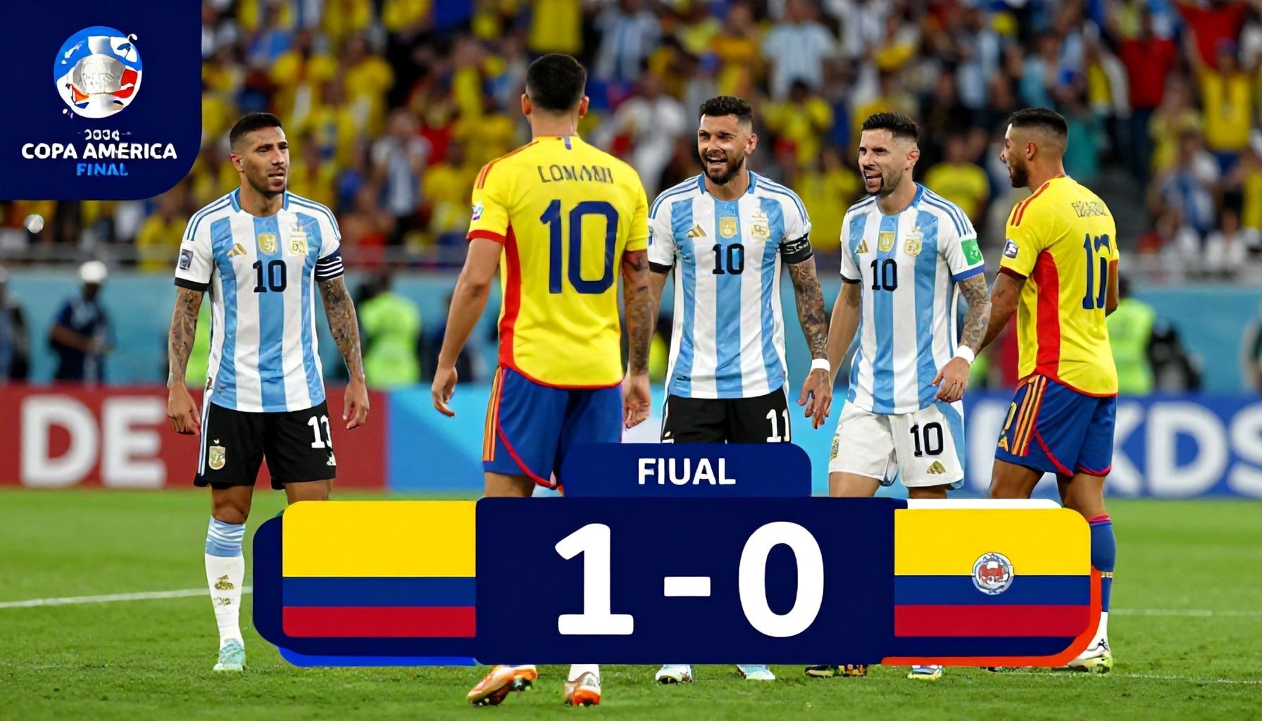 الأرجنتين تهزم كولومبيا 1-0 في نهائي كوبا أمريكا 2024