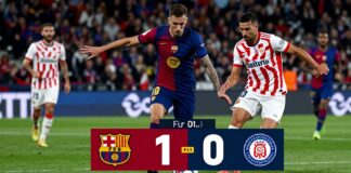 برشلونة يخسر أمام جيران 1-0 في ديربي كاتالونيا ويخسر صدارة الدوري