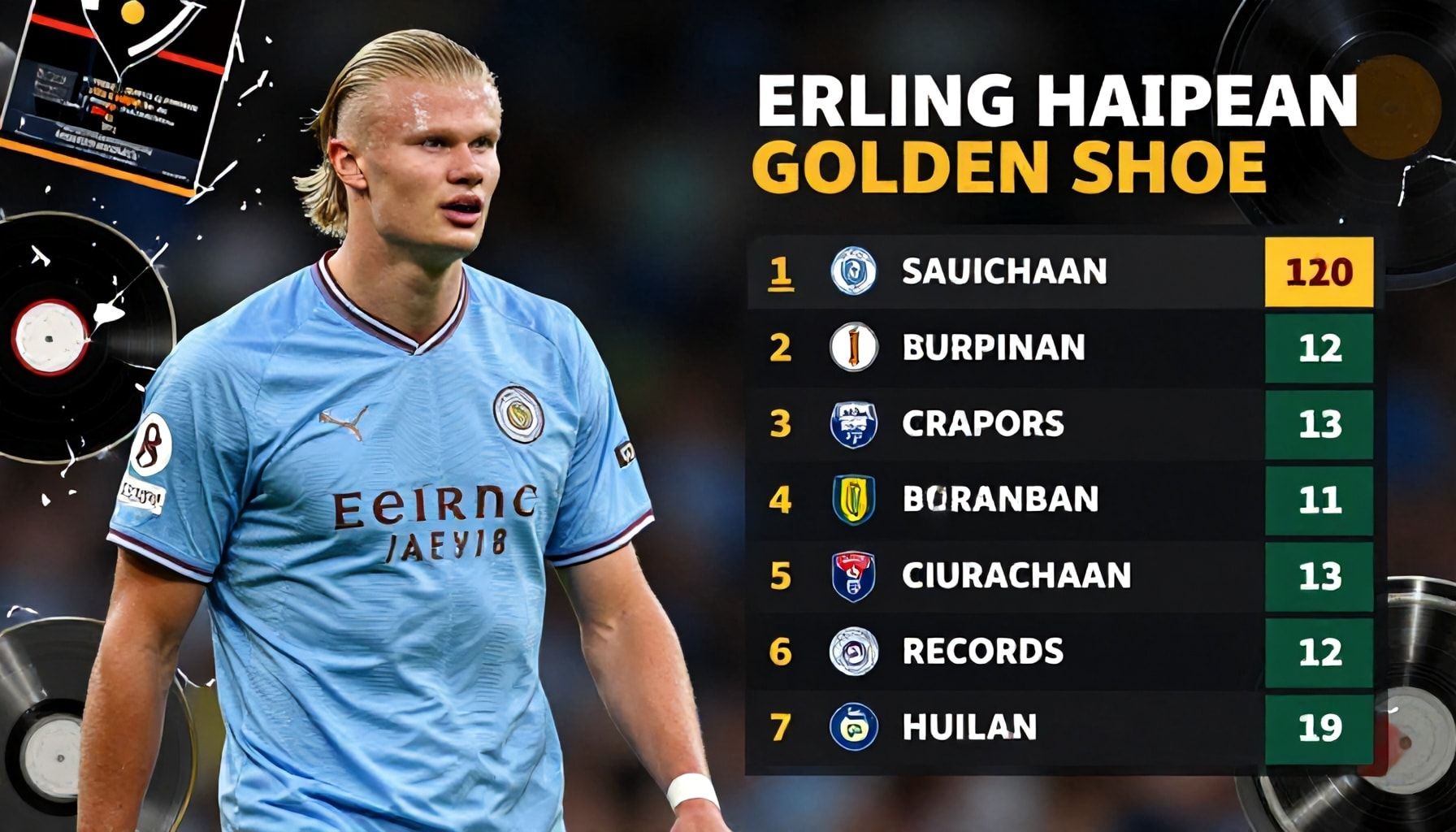 هاaland يحطّم الأرقام القياسية في موسم تاريخي