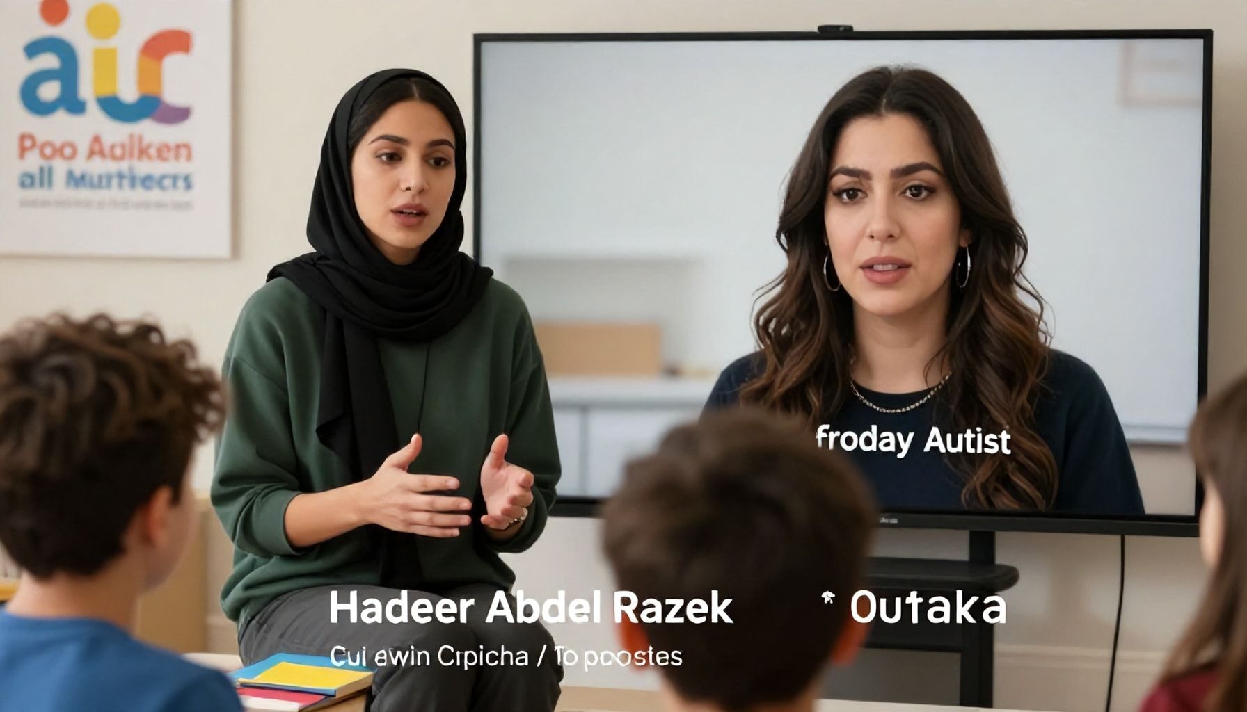 هدير عبد الرازق تناقش تحديات التعامل مع الأطفال ذوي التوحد