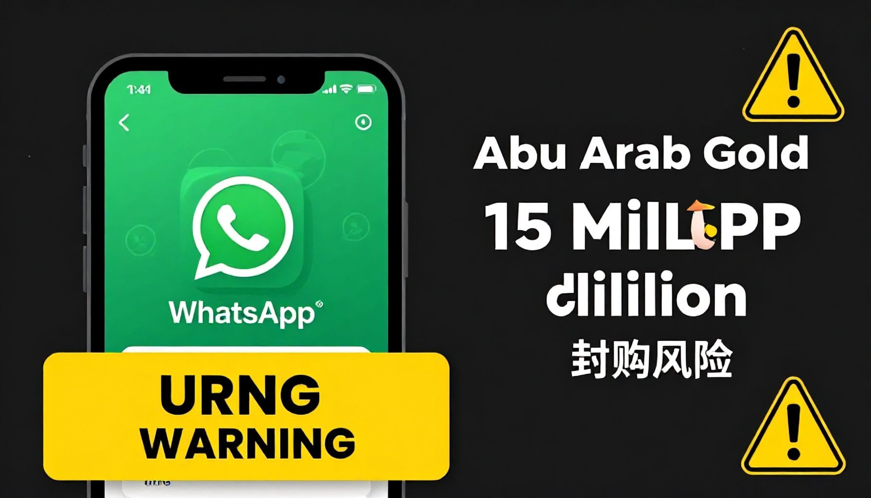 واتساب الذهبي أبو عرب يحذر 15 مليون مستخدم من مخاطر الاختراق