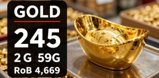 سعر الجنيه الذهب يبلغ 245 ريالاً سعودياً في السوق المحلي اليوم