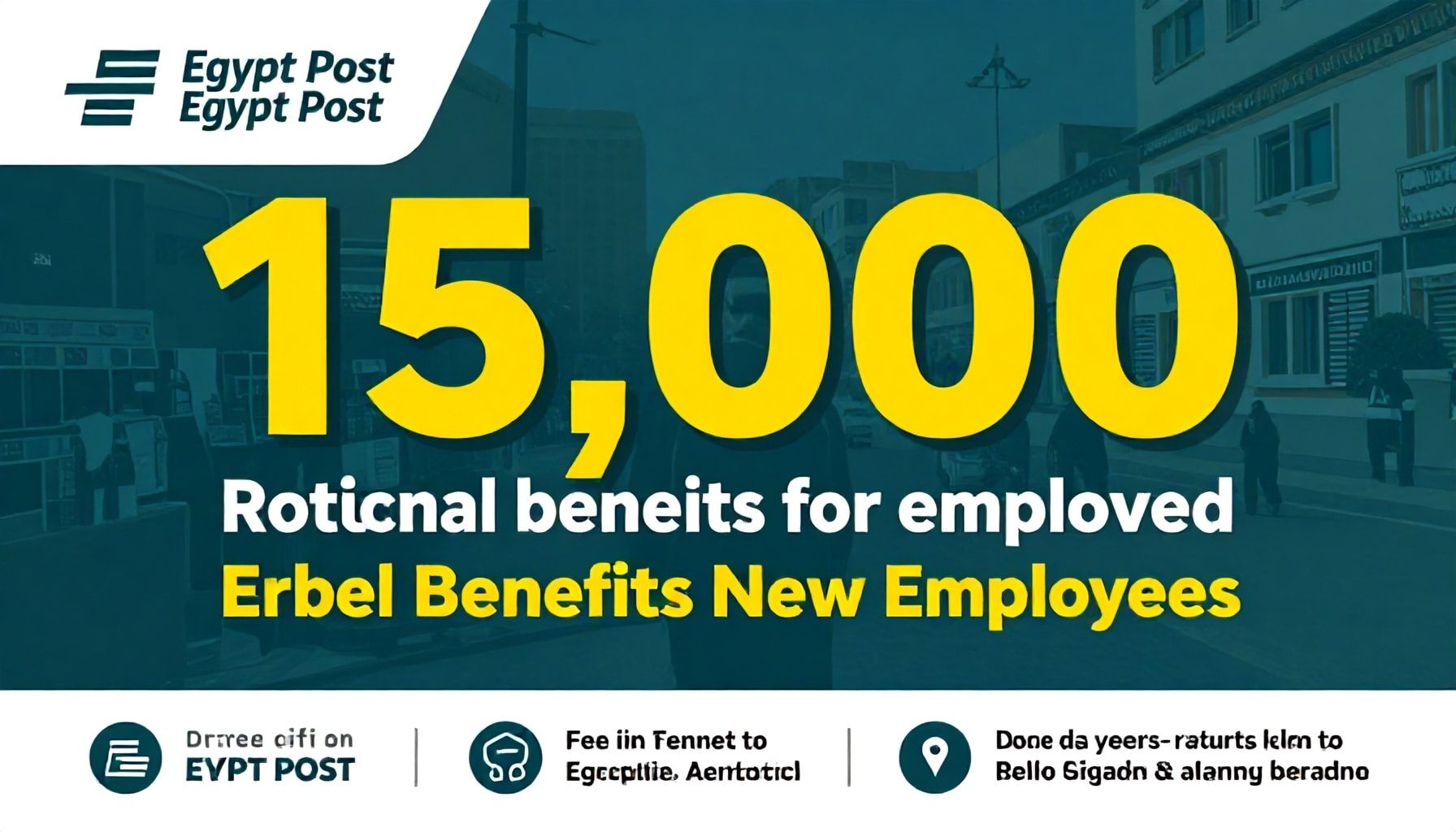 البريد المصري يعلن 15 ألف وظيفة جديدة بمزايا استثنائية للموظفين الجدد