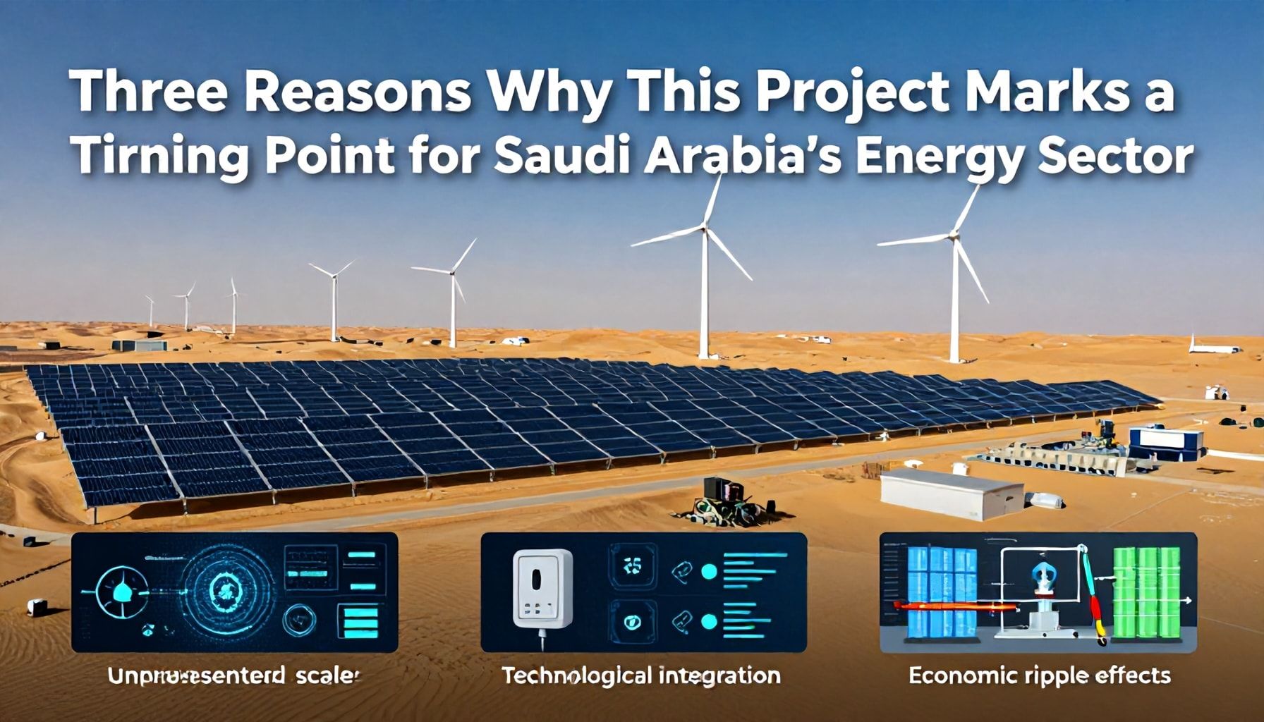 ٣ أسباب تجعل المشروع نقلة نوعية في قطاع الطاقة السعودية