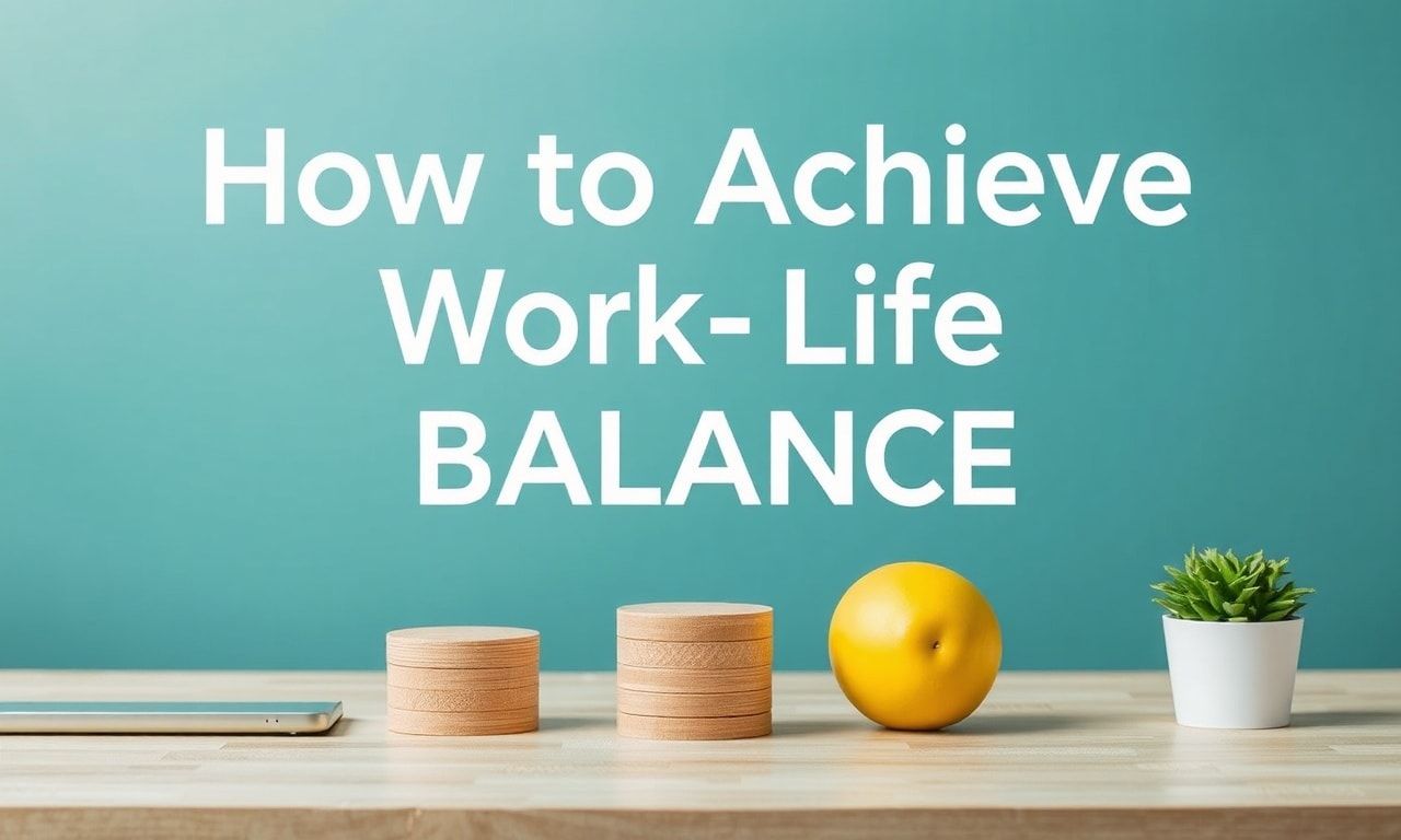 كيفية تحقيق التوازن بين العمل والحياة الشخصية