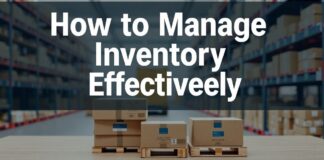 كيفية إدارة المخزون بفعالية: دليل شامل