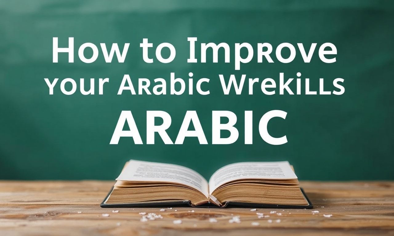 كيفية تحسين مهاراتك في الكتابة العربية