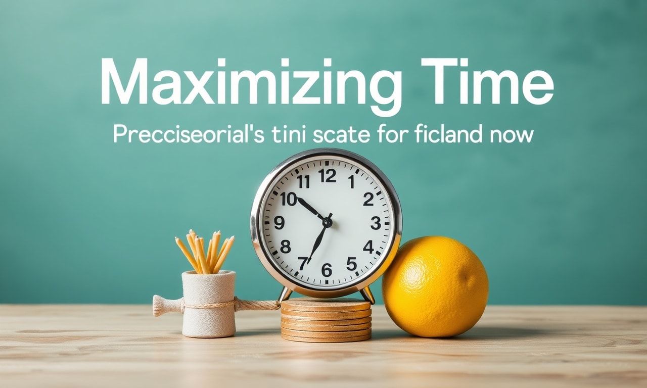 الاستفادة القصوى من الوقت: نصائح عملية لتحسين الإنتاجية