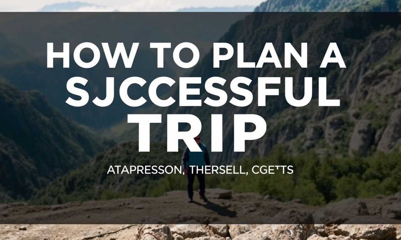 كيفية التخطيط لرحلة سفر ناجحة: دليل شامل