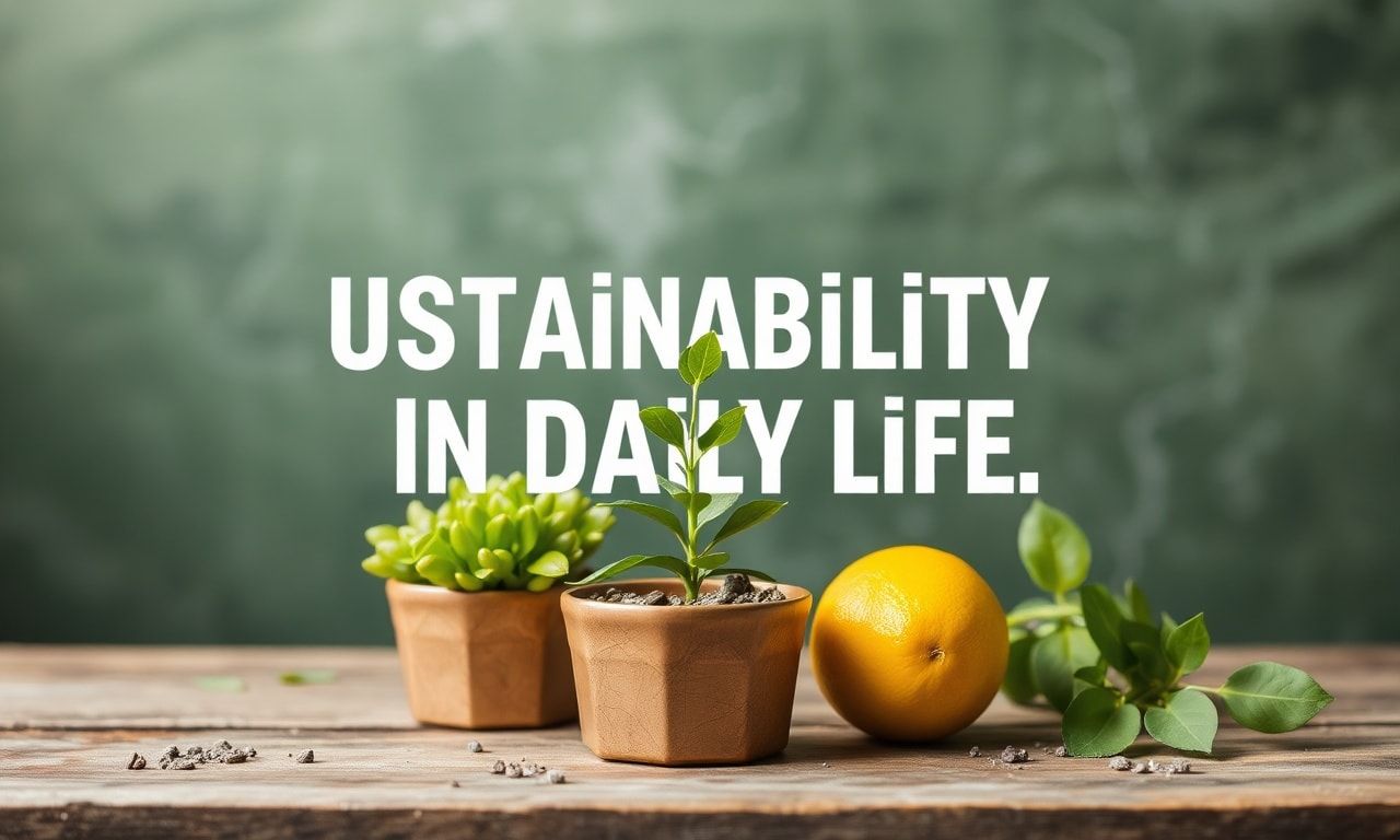 الاستدامة في الحياة اليومية: كيفية تقليل الأثر البيئي
