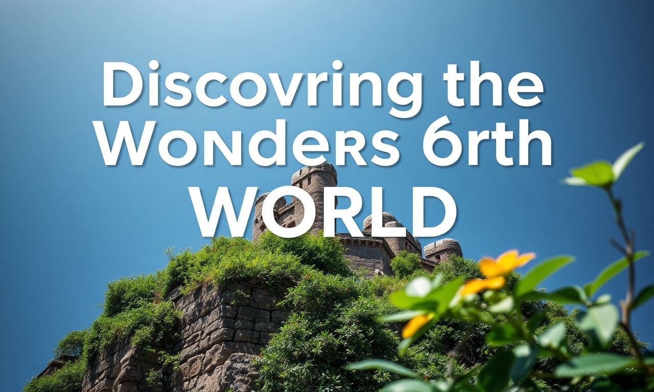اكتشاف عجائب العالم: من العجائب الطبيعية إلى الإنجازات البشرية