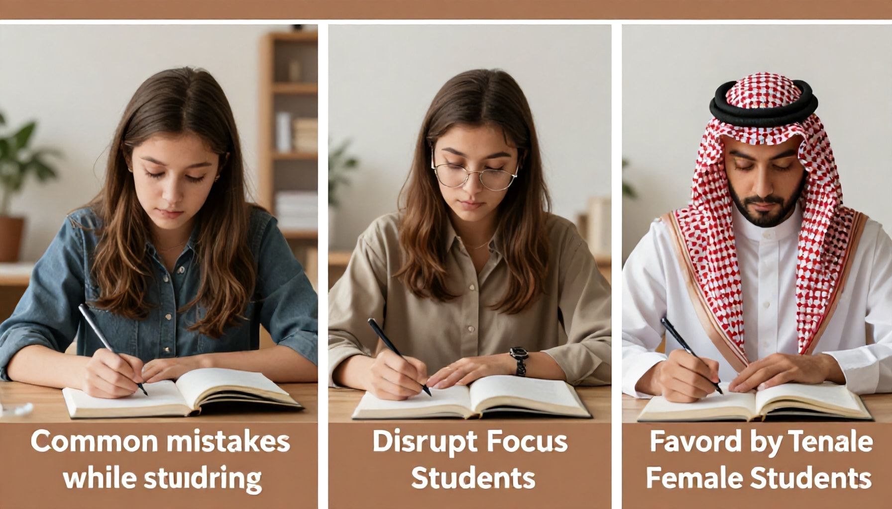 3 أخطاء شائعة تعيق التركيز عند المذاكرة