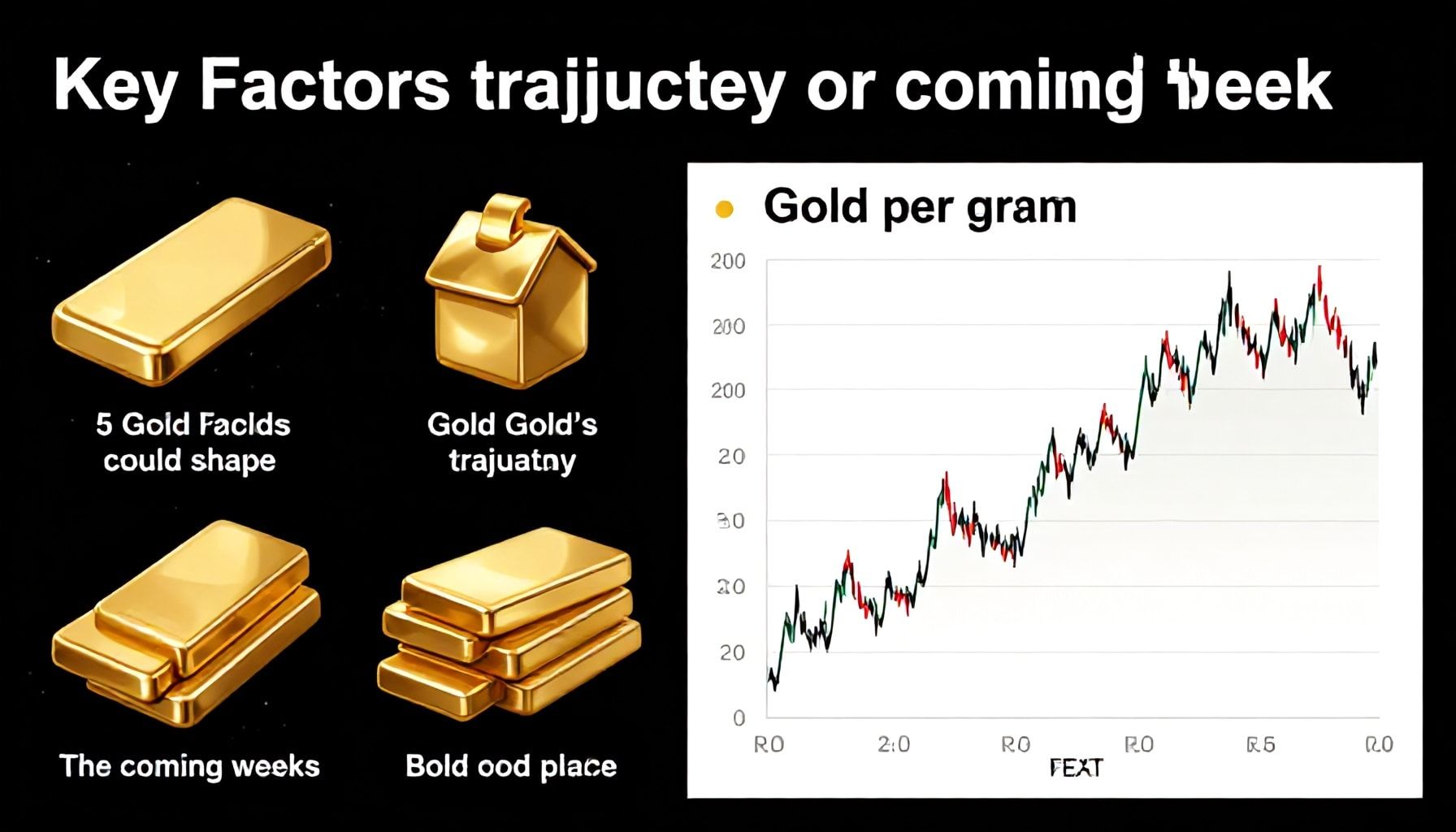 5 عوامل قد تحدد مسار الذهب خلال الأسابيع المقبلة