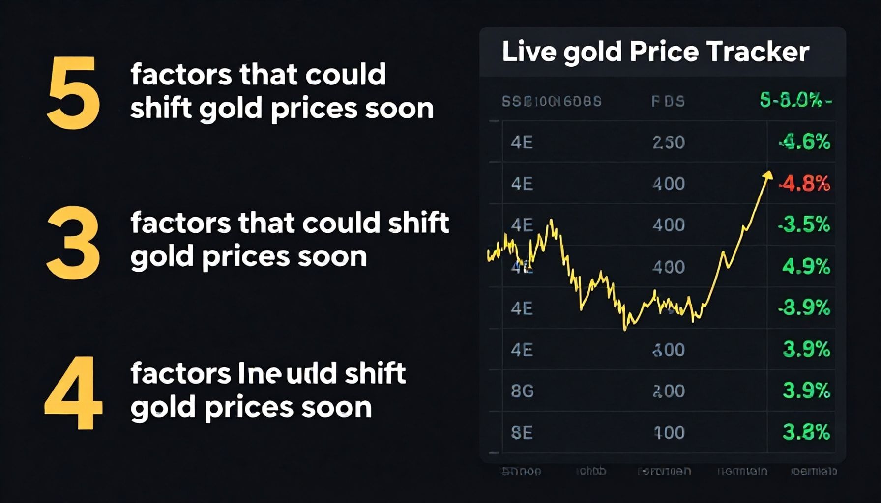 5 عوامل قد تغير اتجاه سعر الذهب قريبًا