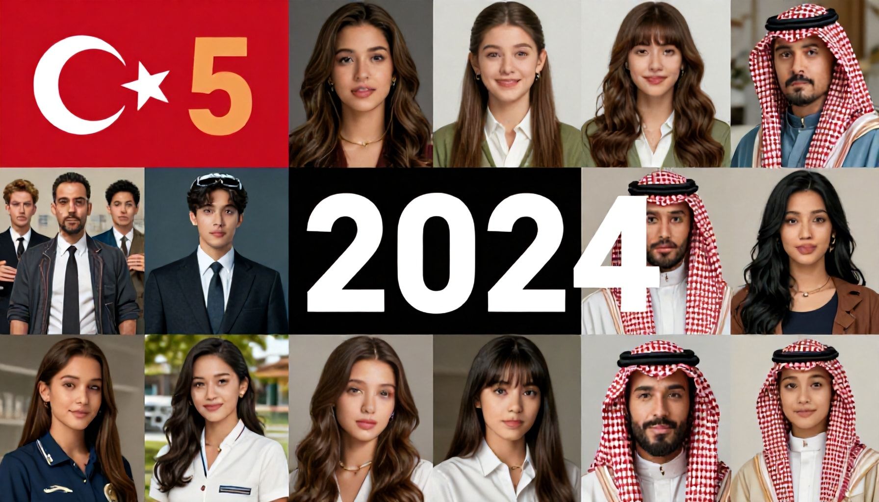 أبرز 5 مسلسلات تركية وكورية في قائمة 2024