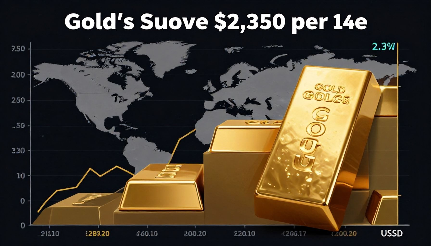 أبرز الأسباب وراء قفزة سعر الأوقية فوق 2350 دولارًا