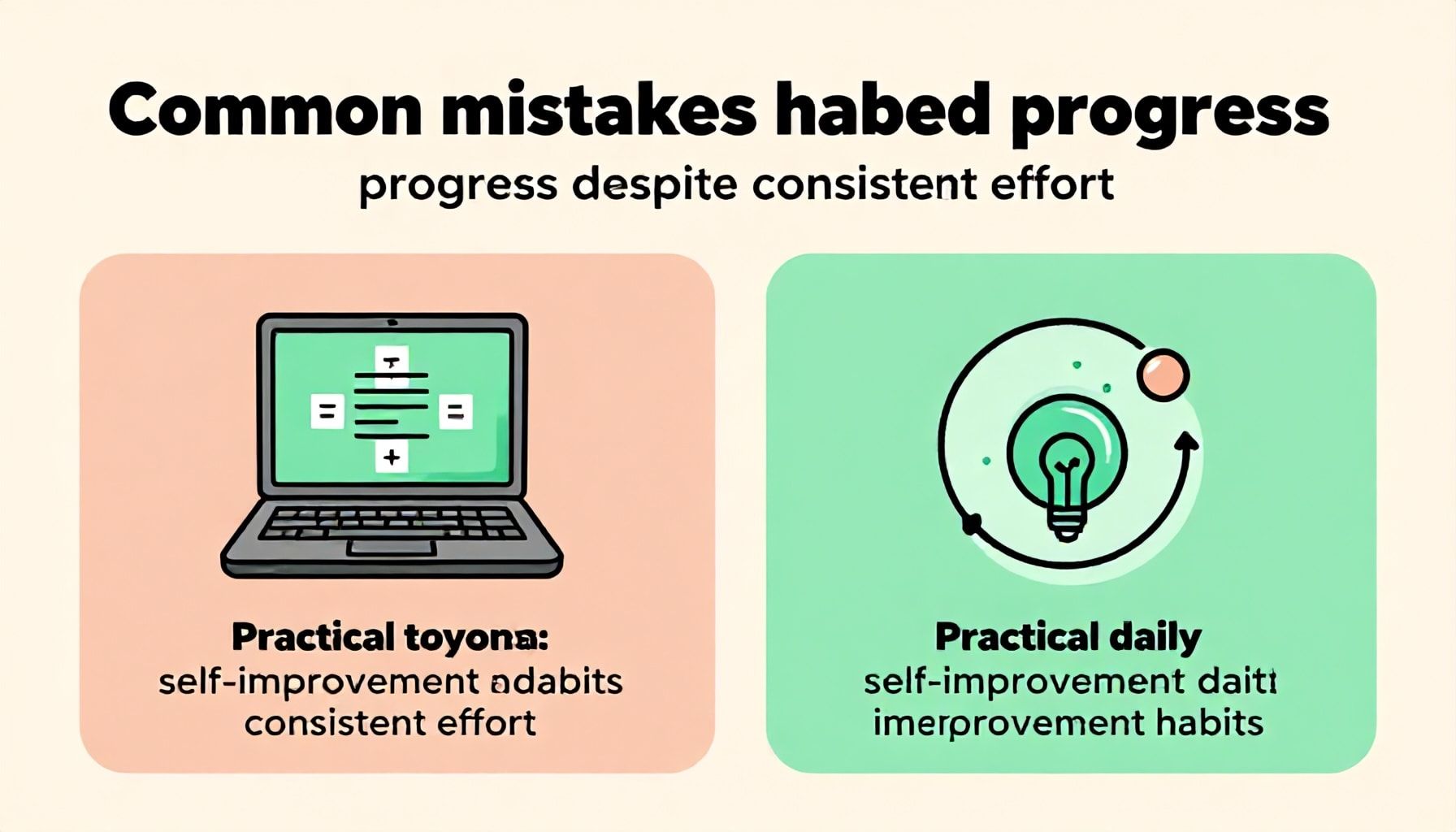 أخطاء شائعة تعيق التقدم رغم الجهود المستمرة