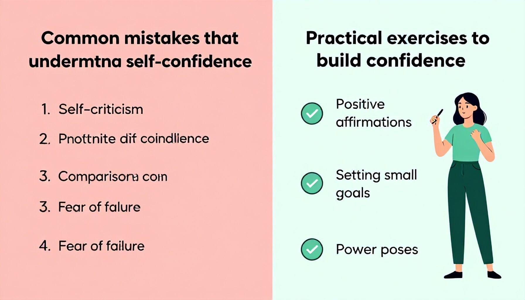 أخطاء شائعة تعيق بناء الثقة بالنفس