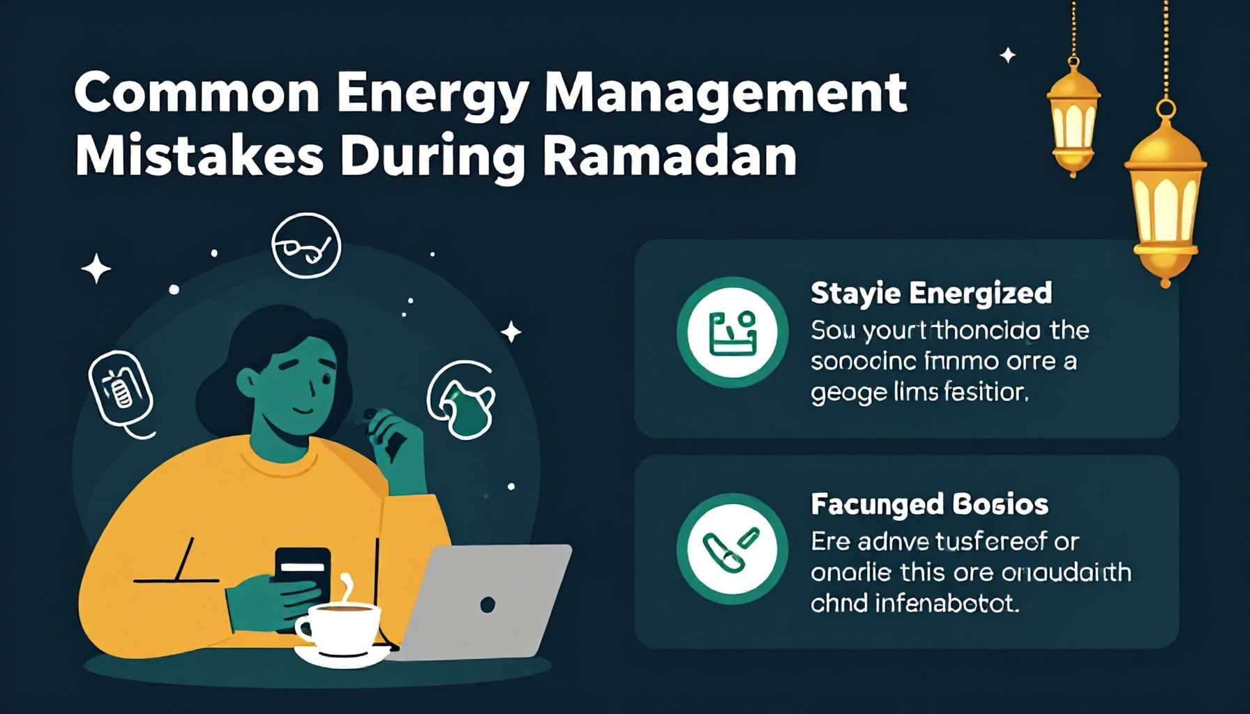 أخطاء شائعة في التعامل مع الطاقة خلال شهر رمضان