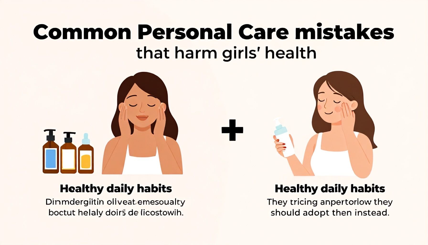 أخطاء شائعة في العناية الشخصية تضر بالبنات