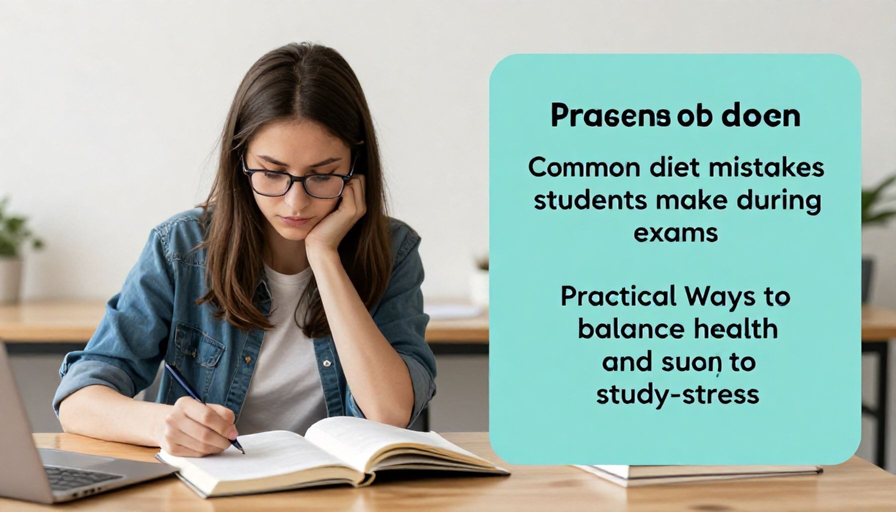 أخطاء شائعة في النظام الغذائي أثناء الامتحانات