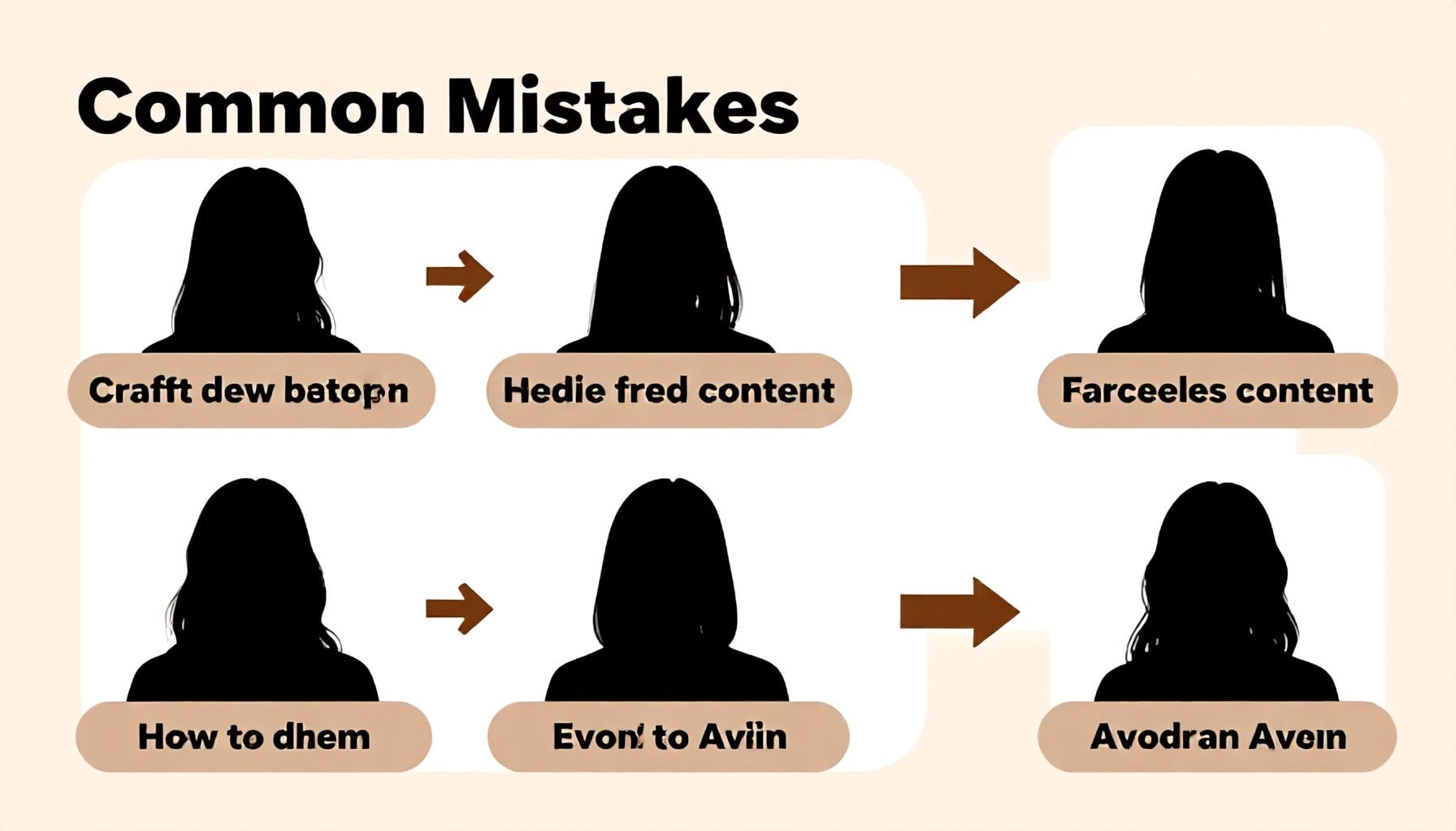 أخطاء شائعة في محتوى "لا وجه" وكيفية تجنبها
