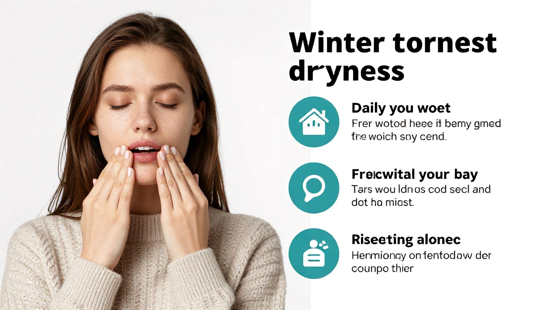 أخطاء يومية تزيد من جفاف الحلق شتاءً